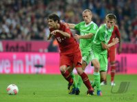 Fussball 1. Bundesliga, Saison 2012/2013:  FC Bayern Muenchen - VFL Wolfsburg