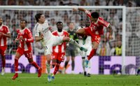 Fussball  Viertelfinal Hinspiel   CHL 25/26: Real Madrid - FC Bayern Muenchen