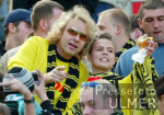 Fussball 1. Bundesliga: Leverkusen - Dortmund, GOTTSCHALK  bei den BVB Fans