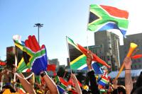 FUSSBALL WM 2010, Public Viewing in KapstadtFUSSBALL WM 2010, VORRUNDE: Deutschland - Serbien