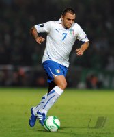 FUSSBALL INTERNATIONAL  EM 2012 - Qualifikation : Simone PEPE (Italien)