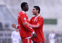 Fussball 3. Bundesliga:  JUBEL nach dem Tor zum 2:1 , Sene Saer  (FC Bayern II)