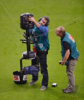 Fussball 1. Bundesliga Saison 14/15: FC Bayern Muenchen - VfL Wolfsburg