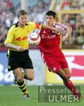 Fussball 1. Bundesliga: Dortmund - Bayern, Zweikampf
