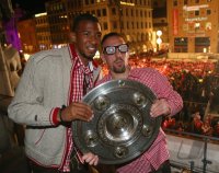 Fussball 1. Bundesliga  Deutscher Meister 14/15 FC Bayern Muenchen