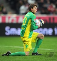 Fussball 1. Bundesliga : JUBEL Torwart Mitchell Langerak (Borussia Dortmund)