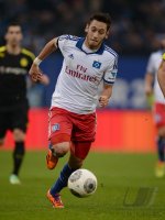 Fussball, 1. Bundesliga  Saison 2013/2014: Hamburger SV - Borussia Dortmund