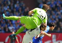 FUSSBALL, 1. BUNDESLIGA, 31. Spieltag: Schalke - Moenchengladbach