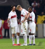 Fussball 1. Bundesliga Saison 14/15: Enttaeuschung Timo Baumgartl (VfB Stuttgart)