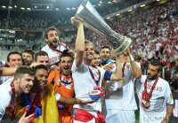 FUSSBALL EUROPA LEAGUE FINALE 13/14: JUBEL FC Sevilla