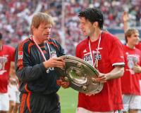 Fussball 1.Bundesliga JUBEL  FC Bayern Muenchen