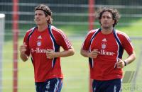 Fussball 1. Bundesliga: Training beim FC Bayern Muenchen