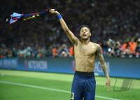 Fussball Champions League Finale 2015: JUBEL Neymar (Barca)