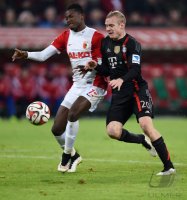 Fussball 1. Bundesliga Saison 14/15:  FC Augsburg - FC Bayern Muenchen
