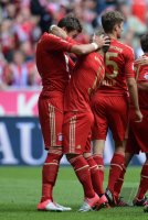 Fussball 1. Bundesliga, Saison 2012/2013:  FC Bayern Muenchen - FSV Mainz 05