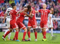 Fussball 1. Bundesliga Saison 17/18: FC Bayern Muenchen - SC Freiburg