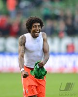 Fussball 1. Bundesliga Saison 12/13: JUBEL Dante (FC Bayern Muenchen)