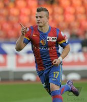 FUSSBALL INTERNATIONAL  AXPO Super League 11/12: JUBEL Xherdan Shaqiri (FC Basel)