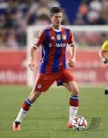 FUSSBALL 1. Bundesliga 14/15 Testspiel: Robert Lewandowski (FC Bayern Muenchen)