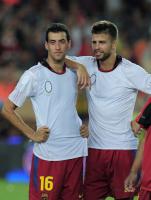 FUSSBALL International :  FC Barcelona wir als  spanischer Meister geehrt 09/10