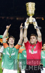 DFB Pokal Finale: Bremen - Aachen, Werder jubelt mit DFB-Pokal