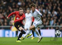 FUSSBALL INTERNATIONAL CHL ACHTELFINALE 12/13: Real Madrid - Manchester United FC