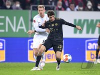 Fussball 1. Bundesliga Saison 21/22: FC Augsburg - FC Bayern Muenchen