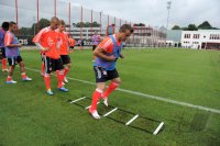 Fussball 1. Bundesliga 12/13: Training beim FC Bayern Muenchen