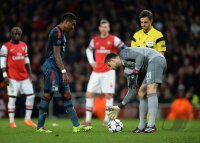 Fussball International CHL Saison 13/14: Arsenal London - FC Bayern Muenchen