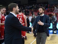 Basketball 1. Bundesliga 14/15 Hauptrunde:  Walter Tigers Tuebingen - FC Bayern Muenchen