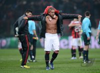 FUSSBALL INTERNATIONAL CHL ACHTELFINALE 12/13: AC Mailand - FC Barcelona