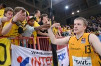 Basketball 1. Bundesliga 2012/2013:  Walter Tigers Tuebingen - FC Bayern Muenchen