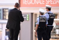 Politik, Wahlkampf CDU; Daniel Guenther und Annette Widmann - Mauz