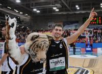 Basketball  1. Bundesliga  09/10  Walter Tigers Tuebingen - Giants Duesseldorf