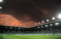 Fussball International  EM Qualifikation: Uebersicht Stadion STOZICE in Ljubljana