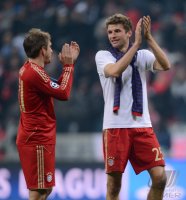 FUSSBALL INTERNATIONAL CHL ACHTELFINALE 12/13: FC Bayern Muenchen - FC Arsenal London