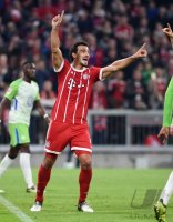 Fussball 1. Bundesliga Saison 17/18: FC Bayern Muenchen - VfL Wolfsburg