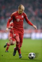 FUSSBALL INTERNATIONAL CHL VIERTELFINALE 12/13: Arjen Robben (FC Bayern Muenchen)