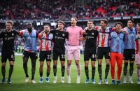 Fussball 1. Bundesliga  Saison  2025/2026  28. Spieltag SC Freiburg - FC Bayern Muenchen