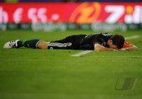 Fussball: 1. Bundesliga Saison 2010/2011: Wolfsburg, DZEKO