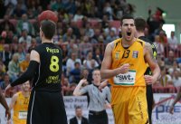 Basketball 1. Bundesliga 14/15 Hauptrunde:  Walter Tigers Tuebingen - medi bayreuth