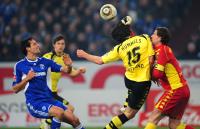 FUSSBALL, 1. BUNDESLIGA, 24. Spieltag: FC Schalke 04 - Borussia Dortmund