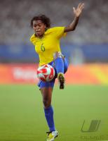 FUSSBALL  Olympia 2008   Halbfinale  Frauen   Brasilien - Deutschland