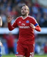 Fussball, 1. Bundesliga  Saison 2014/2015 Relegation: Karlsruher SC - Hamburger SV