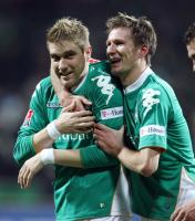 Fussball 1. Bundesliga: Bremen - Hamburg
