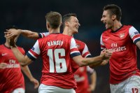 FUSSBALL  CHL  Saison 2013/2014: Arsenal London - SSC Neapel