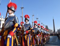 Rom;  Papst Franziskus I. spricht den Urbi Et Orbi Segen