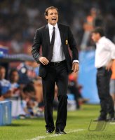 FUSSBALL SERIE A:  Trainer Massimiliano Allegri (AC Mailand)
