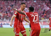 Fussball  1.Bundesliga   Saison 17/18: FC Bayern Muenchen - Borussia Moenchengladbach