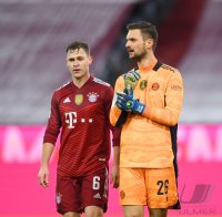 Fussball 1. Bundesliga Saison 21/22: FC Bayern Muenchen - Borussia Moenchengladbach